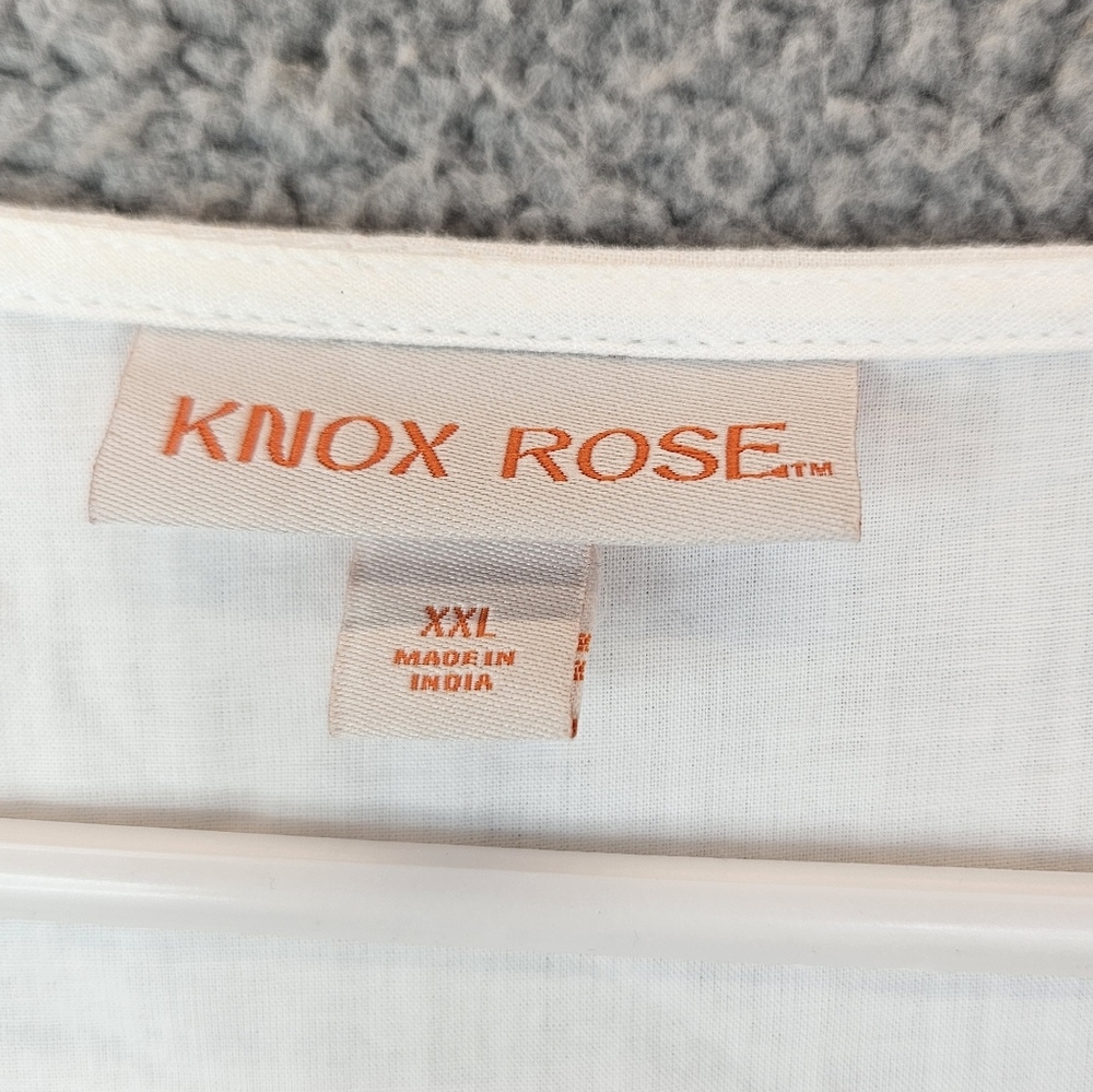 Knox Rose White Midi Dress with Multicolor Embroidery - Picture 6 of 13